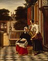 『女主人と召使』(1660年頃) エルミタージュ美術館